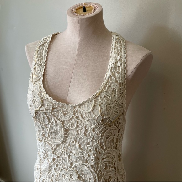 URBAN OUTFITTERS STARING AT STARS Crochet Tank Top - Picture 3 of 11